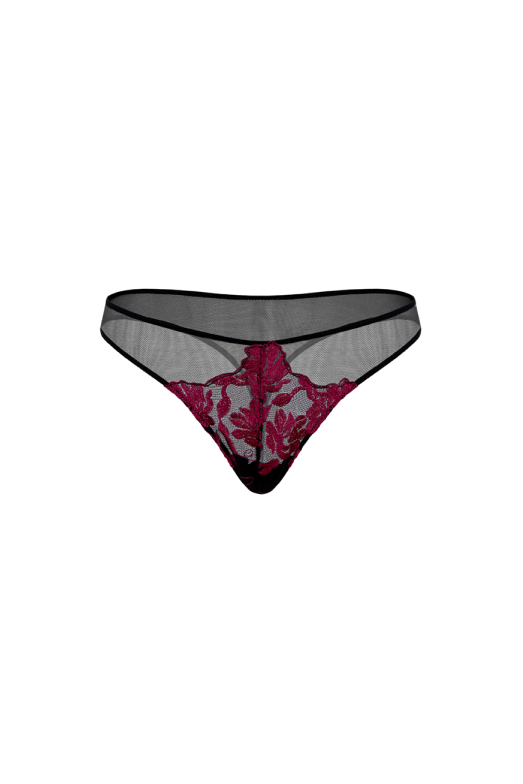 Lingerie with Built Bra Cotton Underwear T Back Pink Camo