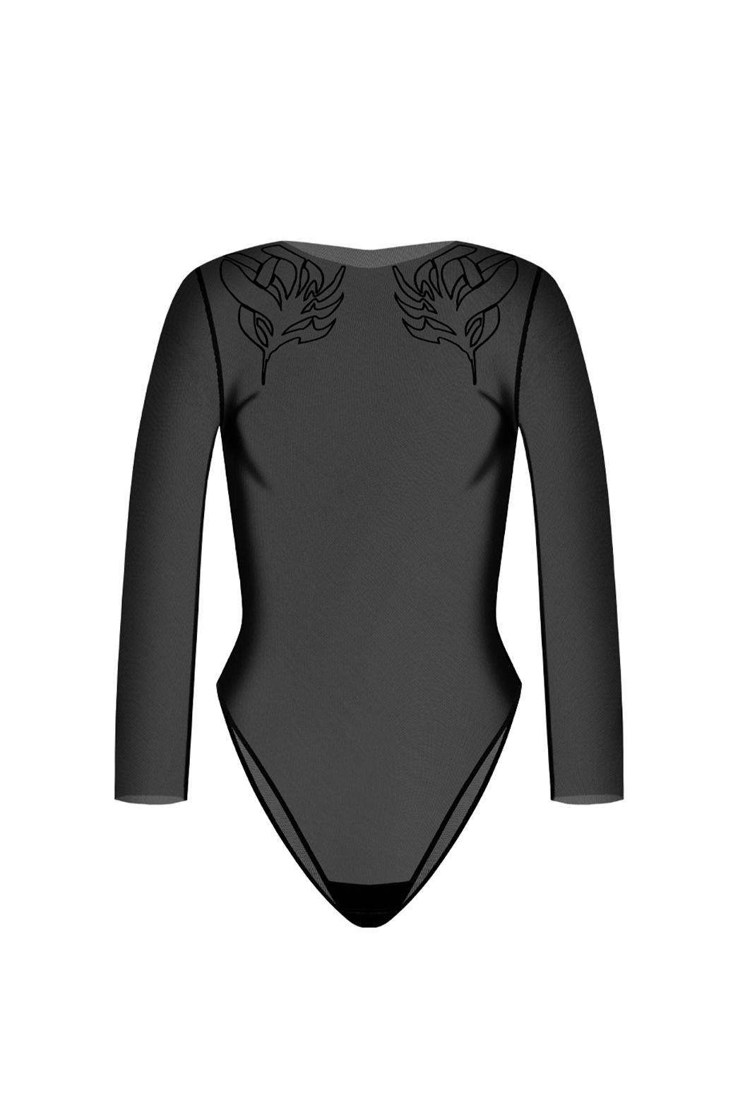 Selene Black Bodysuit – Zhilyova International