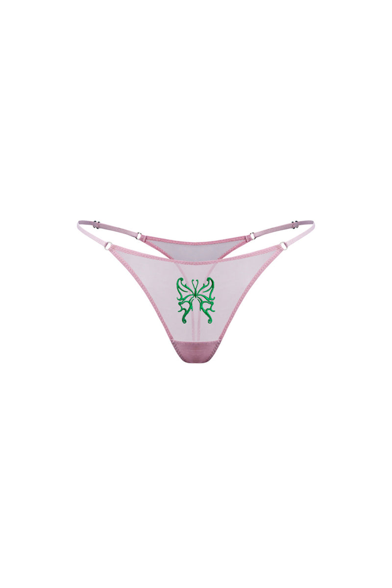 Butterfly Pink Thong