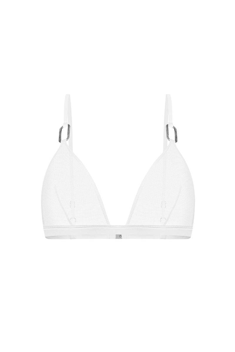 Ember White Bra