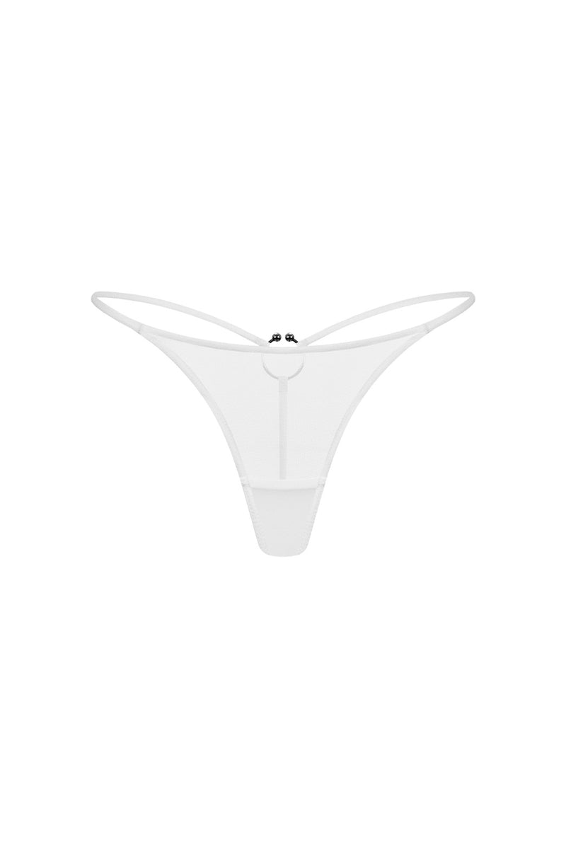 Dune White Thong