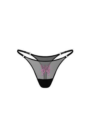 Butterfly Thong Black